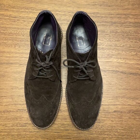 Ted Baker Pericop 2 brown suede boots - Picture 3 of 5